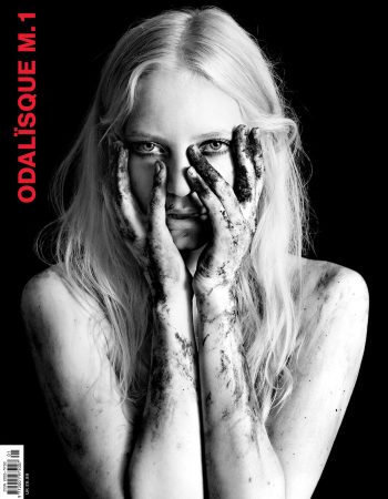 The first issue features interviews with such industry role models as photographer Sarah Moon, singer Shirley Manson, designers Bea Szenfeld, Limi Yamamoto and Jun Takahashi, hair stylist Kamo and painter Mark Demsteader. Philip Warkander, the first-ever PhD “Doctor of Fashion”, is also a featured contributor in both print and Web editions. The print edition includes 216 pages of carefully selected 2:1 balanced matte and glossy paper.  Odalisque’s Art Directors have given top priority to the quality and feeling of the first issue, creating a minimalistic graphic language that is woven throughout the entire magazine to reward the reader with a unique visual experience.