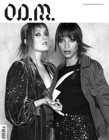 The fifth issue of Odalïsque Magazine aka OD.M includes editorials and features that focus on what is really important all over the world. It is about uniting, staying on track, speaking out, focusing and being disciplined; pushing ourselves and supporting one another whilst maintaining positive creative energy.  “Tokyo x 2” in this issue is a powerful section highlighting multidisciplinary Japanese artists. Young artist, Masaho Anotani, whose complex collage compositions are made almost entirely by hand, is interviewed alongside an inspirational editorial. Another feature is an interview with the well-known and award-winning photographer Eikoh Hosoe.  Other interviews feature style icons such as; Kimberly Wesson, American co-funder of 1.61 clothing brand; Lina Aastrup, Swedish based designer from the brand Hyde’s Spectacles; Massimo Giorgetti, fashion designer and creative director for his very own brand, MSGM; Swedish-American singer-songwritter Rhys and Swedish-Scottish singer-songwriter Anikid.  Readers discover a iconic portraits of one of the world’s most coveted fashion photographers Patrick Demarchelier. The fifth issue features Swedish electropop duo Icona Pop in an interview accompanied by an editorial shot and produced by the Editor-­in-­Chief of OD.M.  OD.M also contains several spreads dedicated to Art. Lovingly created “Art Pauses”, they give the magazine a unique flow, encouraging the reader to breathe and think whilst browsing through the paper. This issue’s artists include work by Yoko Ashikawa, Teitur Ardal, Jeff Olsson, Eikoh Hosoe, Idun Baltzersen and Jenny Källman.
